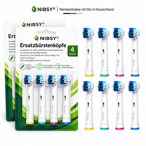Ersatzbürstenköpfe für - 8,